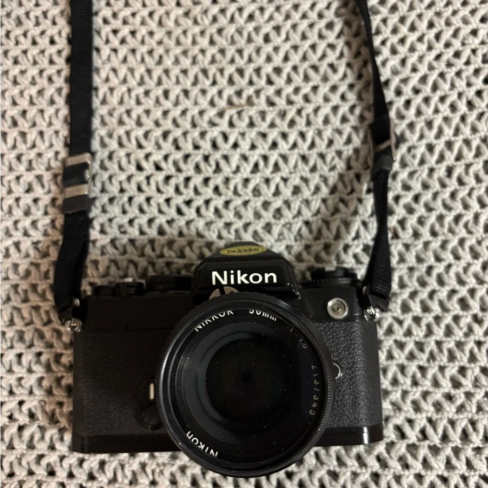 Nikon FE Camera with Nikkor 50mm f/1.8 Lens